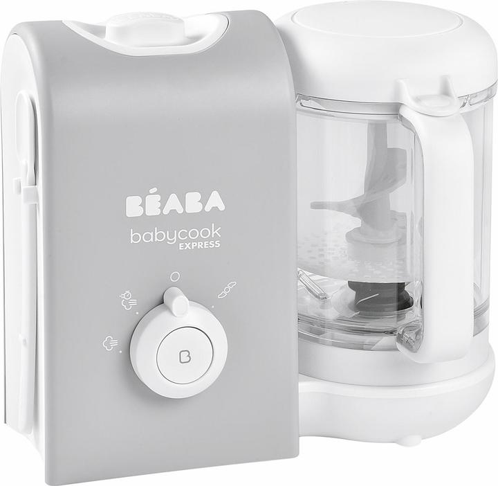 Image du produit Beaba Babycook Express, Préparateur d'aliments pour bébés 4 en 1, cuisson rapide : moins de 15 min, mixage