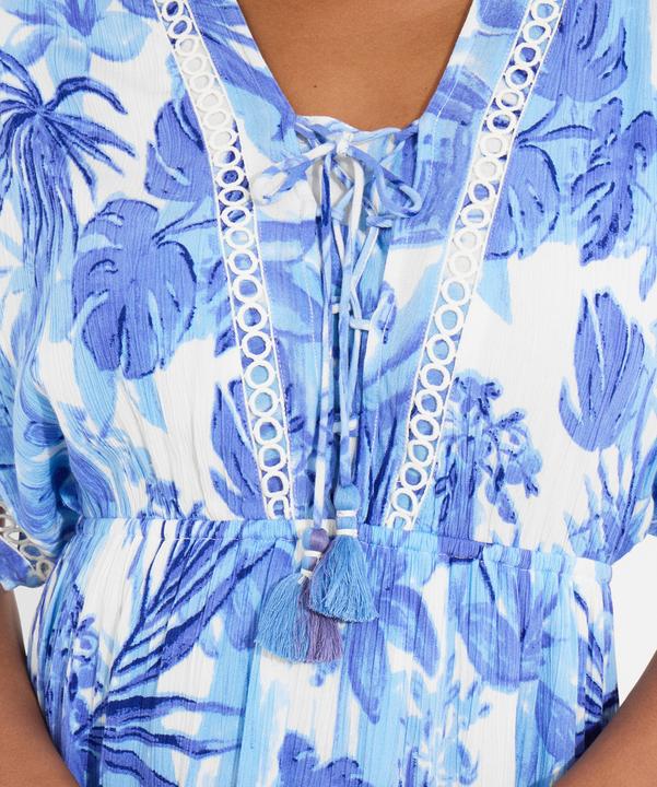 Produktbild Joe Browns Petite Tropical Print Kimono Sleeve Boho Tassel Maxi Dress (12)