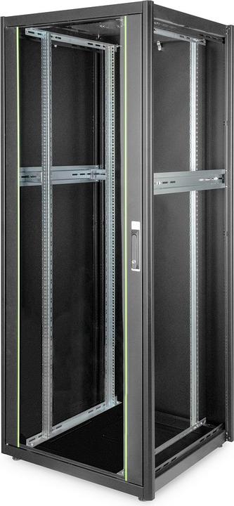 Actual product image Digitus Network cabinet Basic 48.3cm 19inch 42U black 8/8 H2035mmxW800mmxD800mm with glass door without (42 RU, 19 inch rack)