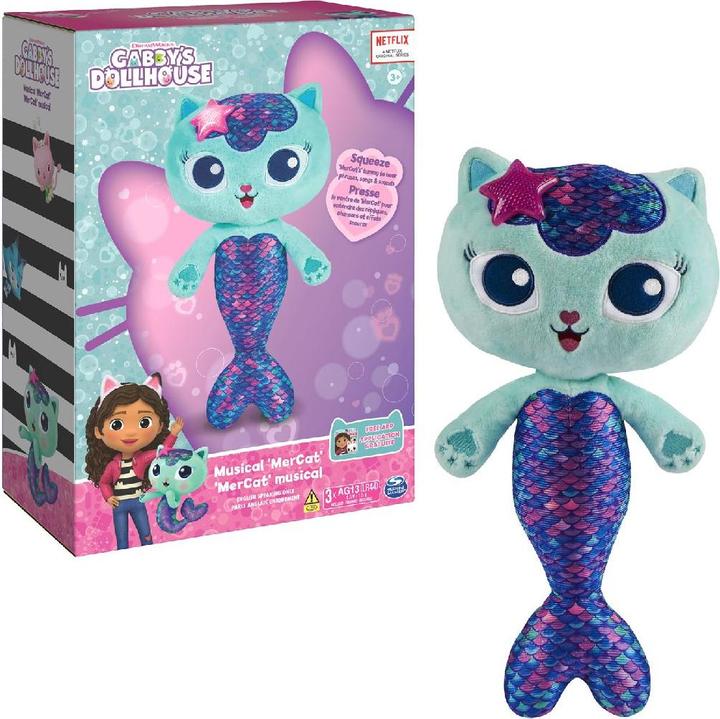 Actual product image Spin Master Gabby's Dollhouse Musical MerCat (35.60 cm)