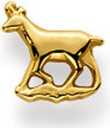 Natsumi Schmuck Ohrstecker Gämse Gelbgold 18K/750 (750/18 K Gelbgold)