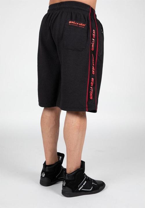 Image du produit Gorilla Wear Short d'entraînement Buffalo Old School noir/rouge (S/M)