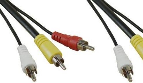 Actual product image InLine Composite Video — Composite Video (5 m, Cinch)