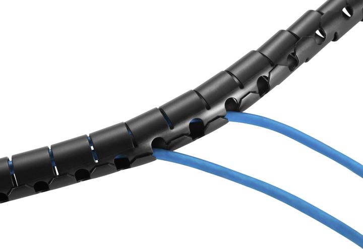 Actual product image equip Spiral cable hose 100cm for under-sink installation bw (Cable spiral hose, 100 cm)