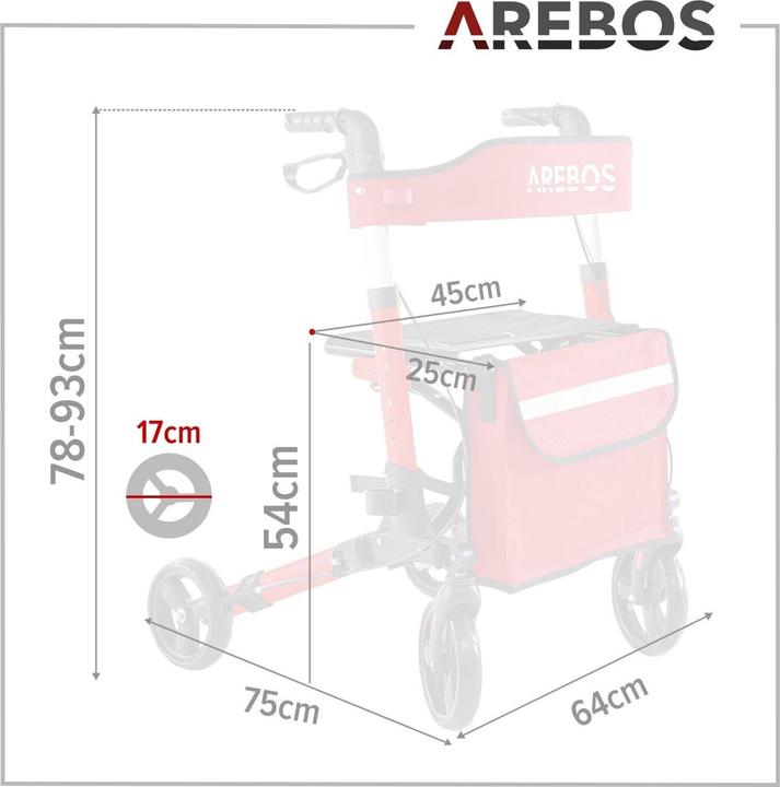 Image du produit Arebos Rollator