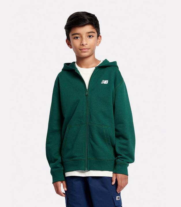 Immagine prodotto New Balance B Felpa con cappuccio French Terry Small Logo FZ (10, 11)