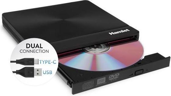 Immagine prodotto Hamlet XDVDSLIM3AC lettore di disco ottico DVD±RW Nero (Unità DVD)