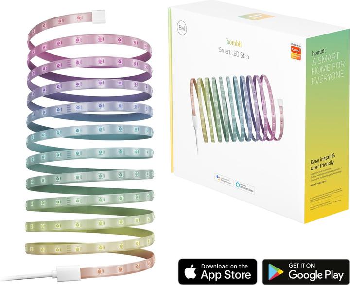 Image du produit Hombli Bande LED (RGB, 500 cm, Intérieur)