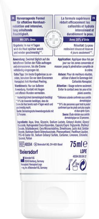 Immagine prodotto Hansaplast Anti-calli intensivi (Crema piedi e gel piedi, 75 ml)