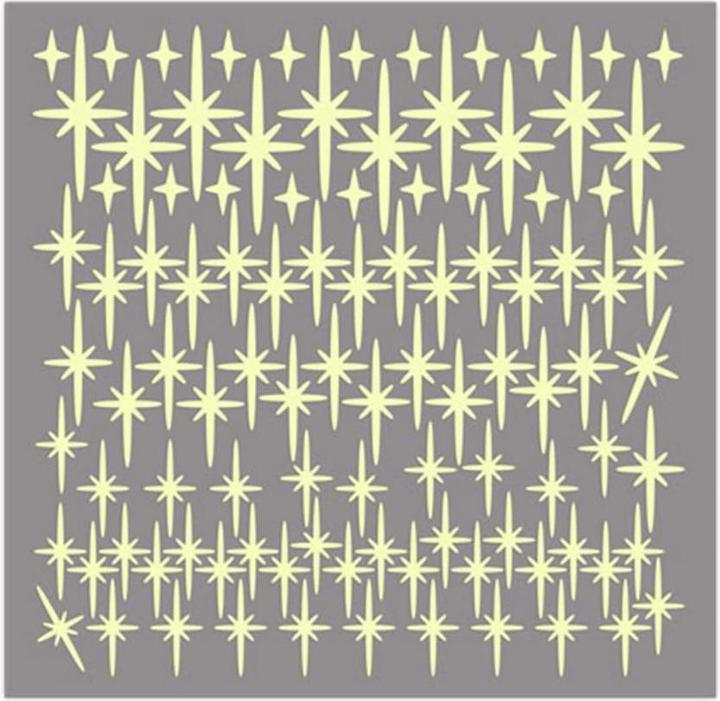 Actual product image Trenddeko Luminous sticker romantic starry sky (21 x 28 cm)