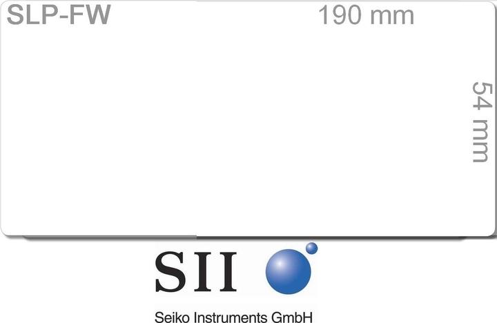 Actual product image Seiko SLP-FW Folder labels wide, 1 roll à 110 labels