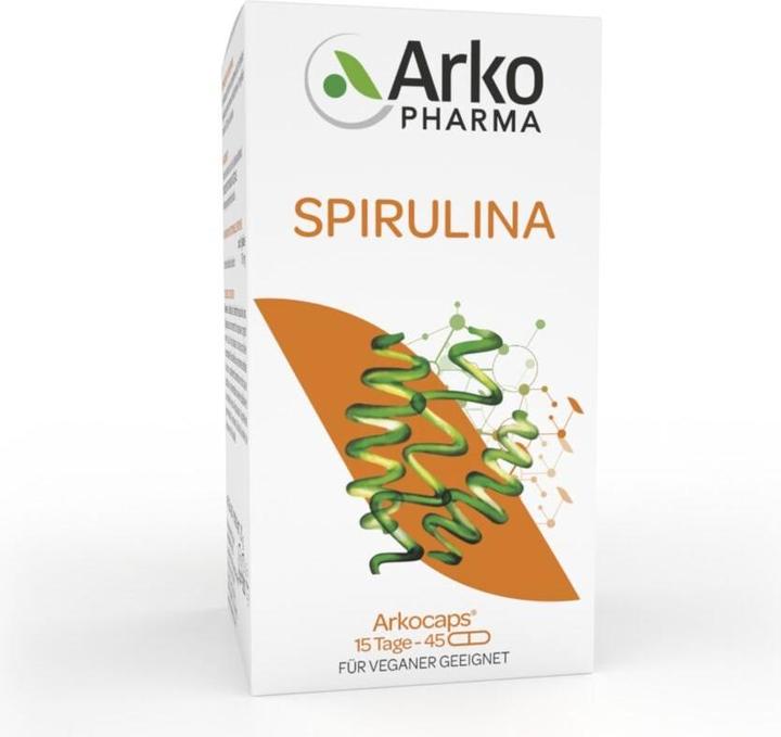 Image du produit Arkopharma Arkocaps Bio Spirulina Kapseln (45 pièce(s), Friandises, 45 g)