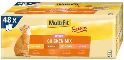 Produktbild MultiFit Junior Sauce Chicken Mix (Junior, 48 Stk., 100 g)