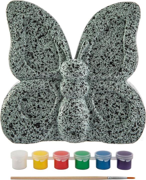 Actual product image Grafix Stone painting butterfly 8 pieces 12 cm
