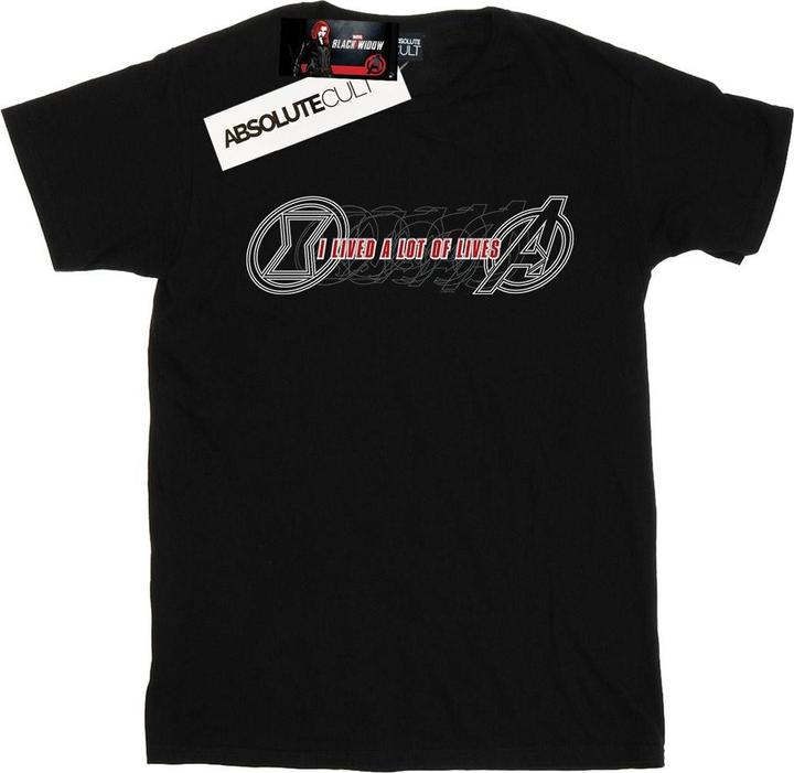Black Widow Film Lots Of Lives TShirt (XXL)