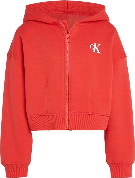 Calvin Klein Hoodie mit durchgehendem Reissverschluss