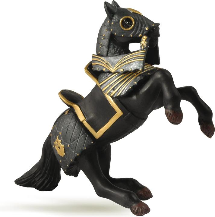 Immagine prodotto Papo Cavallo nero con armatura
