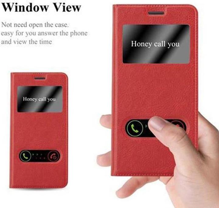 Produktbild Cadorabo Book mit View Doppelfenster Cover (Samsung Galaxy S7 Edge)
