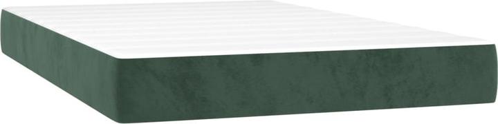 Image du produit VidaXL Lit Boxspring avec matelas Vert foncé 120x200cm velours Lit double (120 x 200 cm)