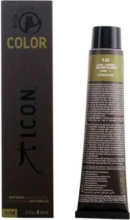 Image du produit I.C.O.N. ECOTECH COLOR #6.43 cuivre foncé blond doré 60 ml (6.43)