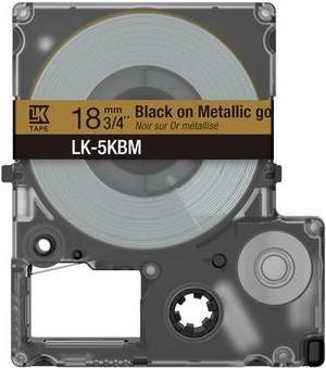 Produktbild Epson Metallic Gold/Black 18mm LK-5KBM (1.80 cm, Gold)