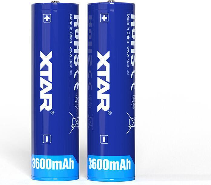 Actual product image INNE 18650 3.7V Li-ion 3600mAh battery with protection (1 pcs., 18650, 3600 mAh)
