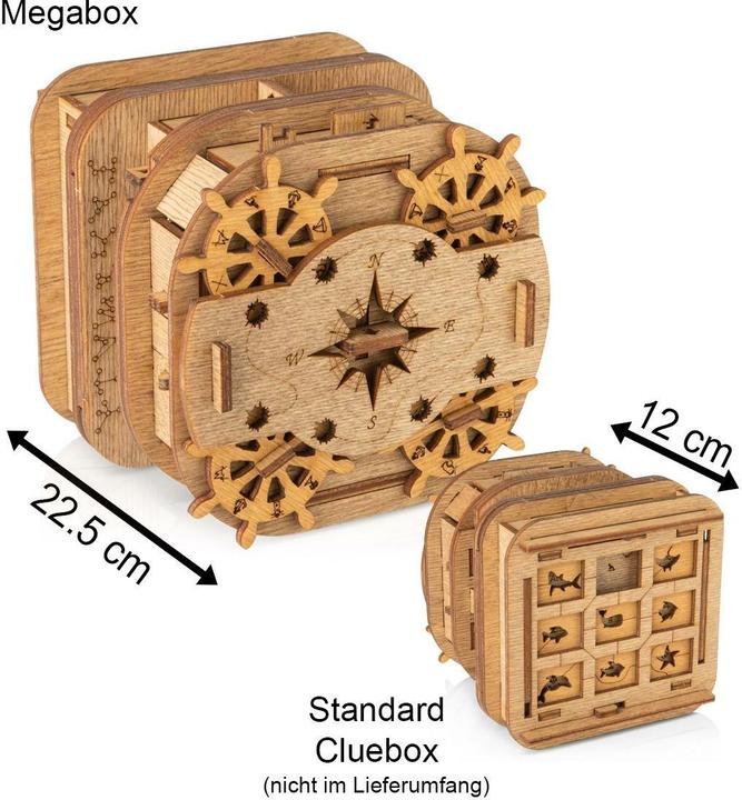 Actual product image iDventure Cluebox Megabox - Davy Jones' Locker - puzzle box (Danish)