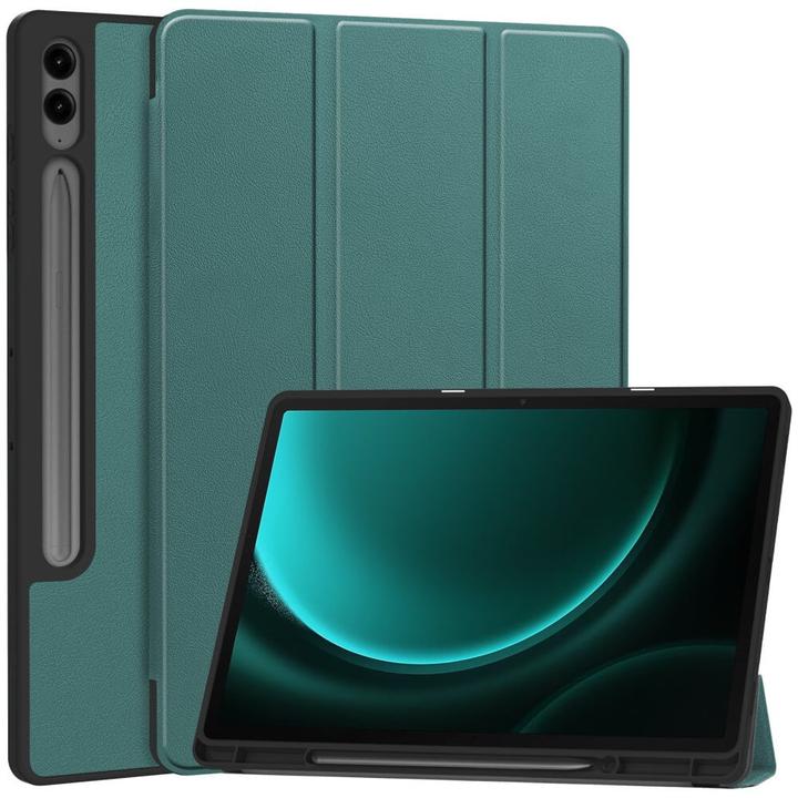 Immagine prodotto Cover-Discount Galaxy Tab S9+ / S9 FE+ - Custodia intelligente in silicone verde (Galaxy Tab S9+, Galaxy Tab S10+, Galaxy Tab S9 FE)