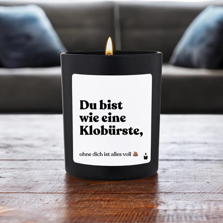 Immagine prodotto Chatty Candles Candela profumata Flowery Sei come lo scopino del water, senza di te tutto è pieno di merda