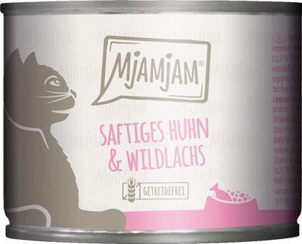 Produktbild Mjamjam Saftiges Huhn und Wildlachs (Adult, 1 Stk., 200 g)