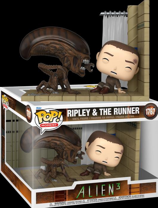 Actual product image Funko Alien 3 POP Moments Vinyl Figuren Ripley & Xeno 9 cm