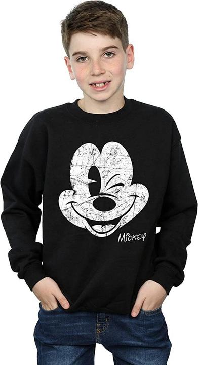 Image du produit Disney Sweat-shirt en coton à visage de Mickey Mouse pour garçons (152, 158)