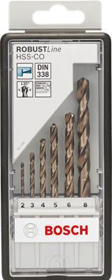Image du produit Bosch Professional Zubehör Jeu de forets hélicoïdaux PRO Stainless Steel HSS-Co, 19 pièces (6 mm, 1 mm, 6,5 mm, 5,5 mm, 10 mm, 1,5 mm, 7 mm, 3 mm, 5 mm, 8,5 mm, 8 mm, 2,5 mm, 9 mm, 3,5 mm, 4,5 mm, 2 mm, 7,5 mm, 9,5 mm, 4 mm)