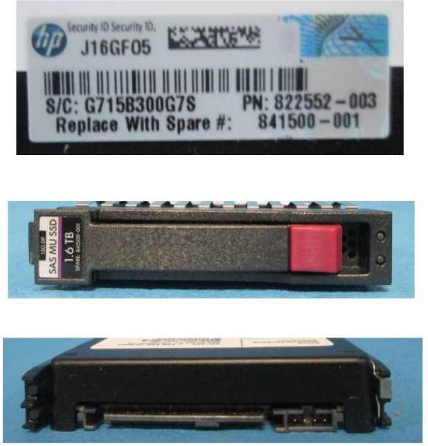 HPE DRV SSD 1.6TB 12G 2.5 SAS (1600 GB, 2.5")
