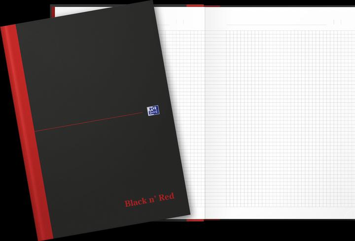Image du produit Oxford Black 'n Red (A4, Quadrillé, Couverture rigide)