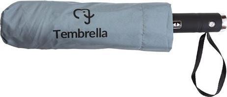 Produktbild Tembo Tembrella LED Sturmregenschirm aus rPET 105cm Grau