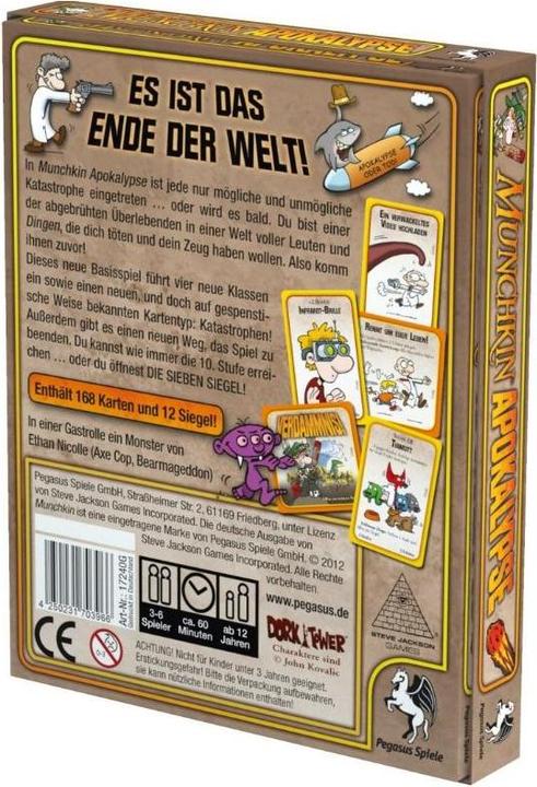 Produktbild Pegasus Munchkin Apocalypse (Deutsch)