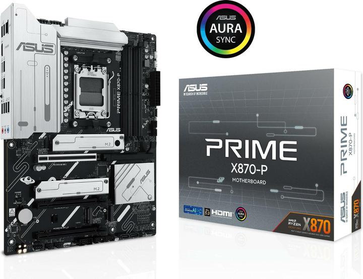 Immagine prodotto ASUS PRIME X870-P (ATX, X870, AM5, DDR5) (AM5, AMD X870, ATX)