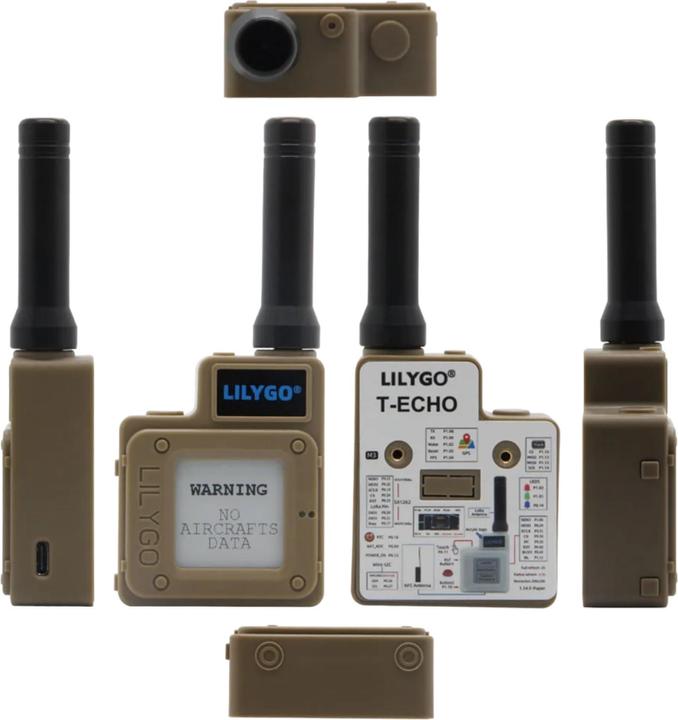 Actual product image Lilygo T-Echo Braun TTGO Meshtastic 868MHz