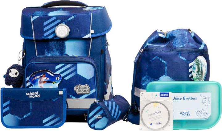 Produktbild School-Mood Champion Maxx Pro Mila Schulranzen-Set 7-teilig (22 l)