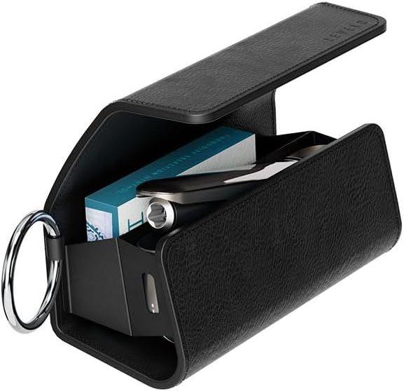 Immagine prodotto Levelo Custodia in pelle - IQOS Iluma 2023 con scomparto per sigarette Terra - Nero (1 x)