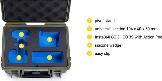 Immagine prodotto B+W Custodia d'azione PP.23 per Insta360 Go 3 - rosa (Vai al 3)