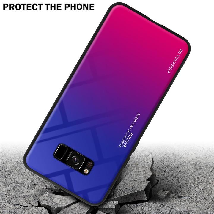 Produktbild Cadorabo TPU 2 Farben Glas Cover (Samsung Galaxy S8+)