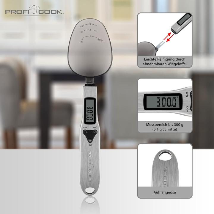 Immagine prodotto Proficook Bilancia a cucchiaio digitale