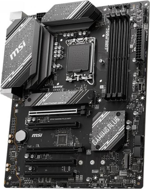 Produktbild MSI B760 GAMING PLUS WIFI (LGA 1700, Intel B760, ATX)