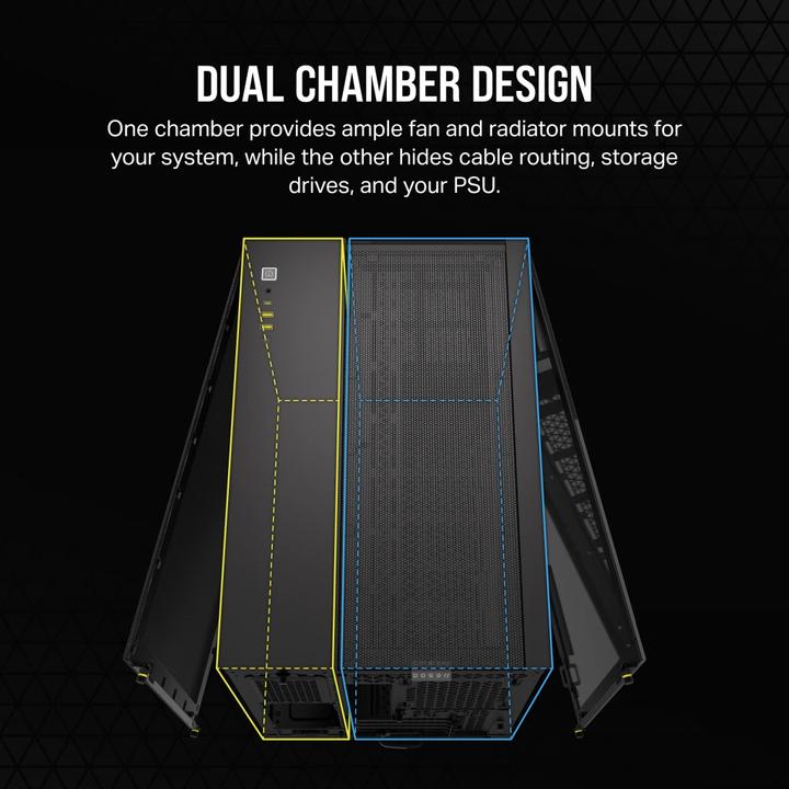 Actual product image Corsair 2500X (mATX, Mini-ITX)