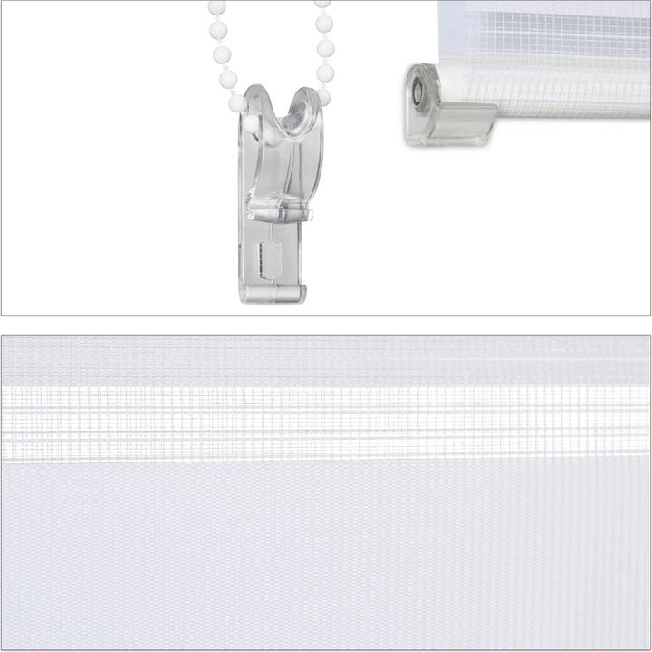 Produktbild Relaxdays Doppelrollo Klemmfix (100 x 6.5 x 156 cm)