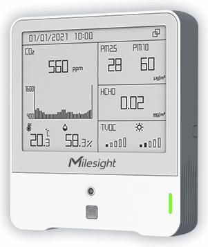 Actual product image Milesight IoT Indoor Ambience Monitoring Sensor, AM308L-868M LoRaWAN