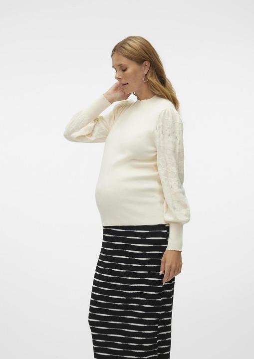 Actual product image Vero Moda Maternity Regular fit High neck Balloon sleeves Pullover Knitted top (XS)
