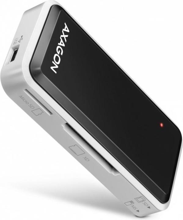 Produktbild Axagon CRE-X1 - CF - CF Typ II - MMC - MMC Mobile - MMCmicro - MS Duo - MS PRO - Speich (USB 2.0)